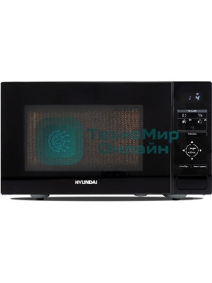Микроволновая печь Hyundai HYM-D3038 черный, 23 л, 700 Вт, переключатели - сенсор