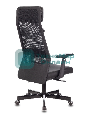 Кресло Бюрократ T-995/BLACK TW-01 черный, экокожа