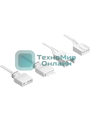 Вентилятор для корпуса Formula Nulight 12WH ARPW ARGb белый, 120 мм, 1500 об/мин, 25.34 дБ, 4 pin