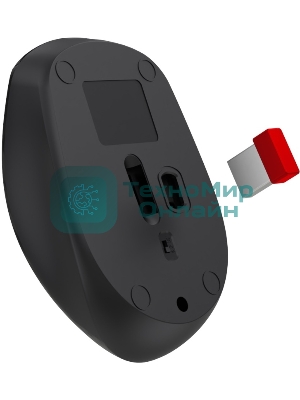 Мышь беспроводная Defender Vision MS-376 черный, 1600 dpi, радиоканал, Bluetooth, USB, кнопки - 4