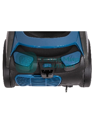 Пылесос SUPRA VCS-2400 серый/синий, 380/2400 Вт, уборка сухая, пылесборник контейнер 2 л