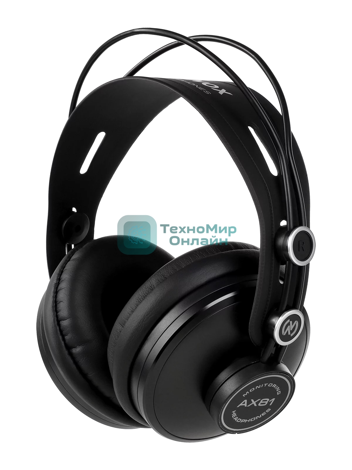 Проводные наушники Axelvox AX81 черный, полноформатные