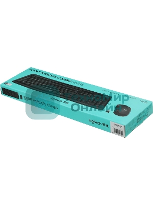 Комплект клавиатура+мышь Logitech MK295 беспроводной, USB, чёрный