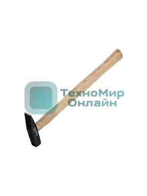Молоток Sparta 102025 слесарный, 100 г, квадратный боек, деревянная рукоятка