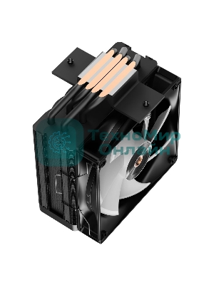 Кулер для процессора Cooler Ocypus Delta A40 BK ARGb Delta-A40-BK1NAWN00X-GL черный 120мм алюминий+медь 2000rpm 29db 4-pin 220W 156мм