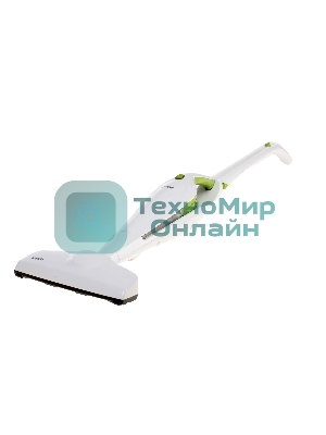 Пылесос вертикальный Mystery MVC-1118 белый/зеленый, питание от аккумулятора, 300 Вт, уборка сухая, пылесборник 0.5 л, работа от АКБ max 30 мин