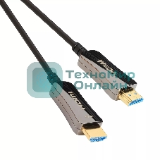 Активный оптический кабель HDMI 19M/M,ver. 2.0, 4K@60 Hz 20m VCOM