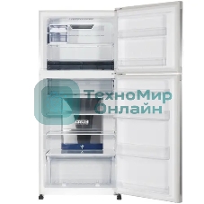 Холодильник Sharp SJ-XG55PMBE бежевый двухкамерный 394/162л морозилка сверху, No Frost