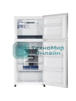 Холодильник Sharp SJ-XG55PMBE бежевый двухкамерный 394/162л морозилка сверху, No Frost