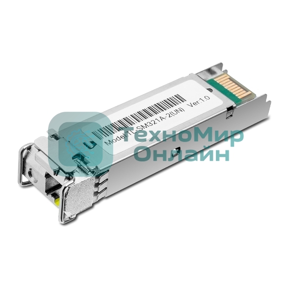 Модуль SFP TP-Link 1000Base-BX WDM Bi-Directional SFP module, TX: 1550 nm and RX: 1310 nm, 1 LC Simplex port, up to 2 km transmission distance in 9/125 μm SMF (Single-Mode Fiber), Supports Digital Diagnostic Monitoring (DDM).
