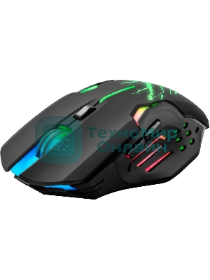 Мышь беспроводная Defender Katana GM-511 черный, 3200 dpi, радиоканал, USB, кнопки - 6