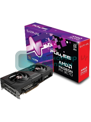 Видеокарта Sapphire PCI-E 5.0 11349-03-20G PULSE AMD RADEON RX 9070 GAMING 16Gb DUAL AMD Radeon RX 9070 16Gb 256bit GDDR6 2070/20000 HDMIx2 DPx2 HDCP Ret
