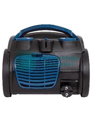 Пылесос SUPRA VCS-2400 серый/синий, 380/2400 Вт, уборка сухая, пылесборник контейнер 2 л