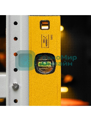 Уровень алюминиевый Denzel, магнит., фрезерованный, 3 глазка (1 зеркал.), 0,5 мм/м, 1000 мм