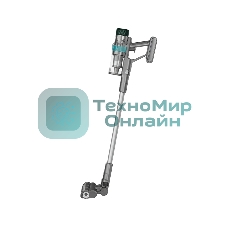 Пылесос вертикальный Topdevice WVC800 серый, питание от аккумулятора, 400 Вт, уборка сухая, пылесборник 0.8 л