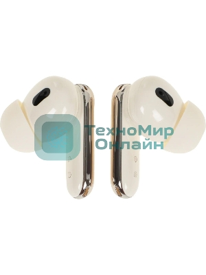 Наушники TWS Tecno True 1 (TU01) белый (кремовый), внутриканальные, Bluetooth, адаптивное шумоподавление, до 6 ч