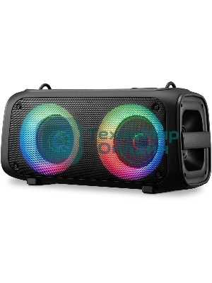 Колонка портативная Hyundai H-PS1030 черный/черный 40 Вт 2.0 BT 10м 3600mAh