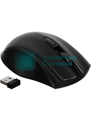 Мышь беспроводная Acer OMR030 черный, 1600 dpi, радиоканал, USB, кнопки - 4