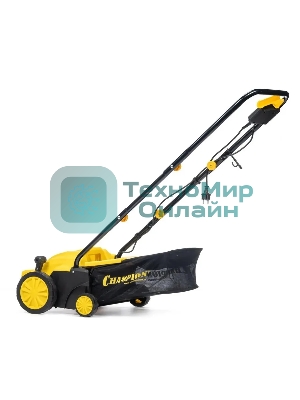 Скарификатор электрический Champion ESC1532 Мощность двигателя 1500 Вт, Напряжение сети 230,50 В, Гц, Вес c травосборником 9,3 кг, Ширина обработки 320 мм, Высота аэрации -4/0/+4/+12 мм, Высота скарификации -12/-8/-4/+4 мм, Тип/объем травосборника ткань/35 л, Регулировка высоты кошения/количество положений 4, Уровень мощности звука 96 дБ, Уровень звукового давления скарификатор/аэра 80/81 дБ, Уровень вибрации на рукоятке 3,245/3,335 (K=1,5 м/с) м/с2.