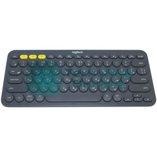 Клавиатура беспроводная Logitech K380 (920-007590) темно-серый (неоригинальная гравировка)