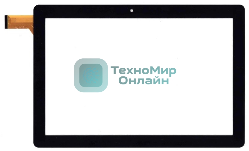 Сенсорное стекло (тачскрин) TurboPad kids 10.1 (2021), черное