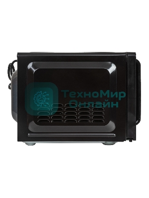 Микроволновая печь JVC JK-MW130M черный, 20 л, 700 Вт, переключатели - поворотный механизм