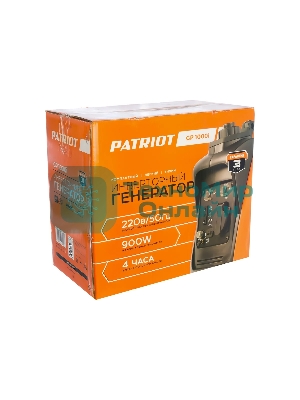 Электрогенератор бензиновый инверторный Patriot 1000i, 0.9 кВт, 60 дБ, 9 кг