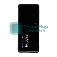 USB-концентратор Smartbuy (SBHA-6110-K) 4 порта черный