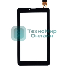 Сенсорное стекло (тачскрин) QCY-FPC-706 (Версия В), черное