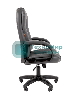 Кресло офисное Chairman 600LT чер.пласт экопремиум черный