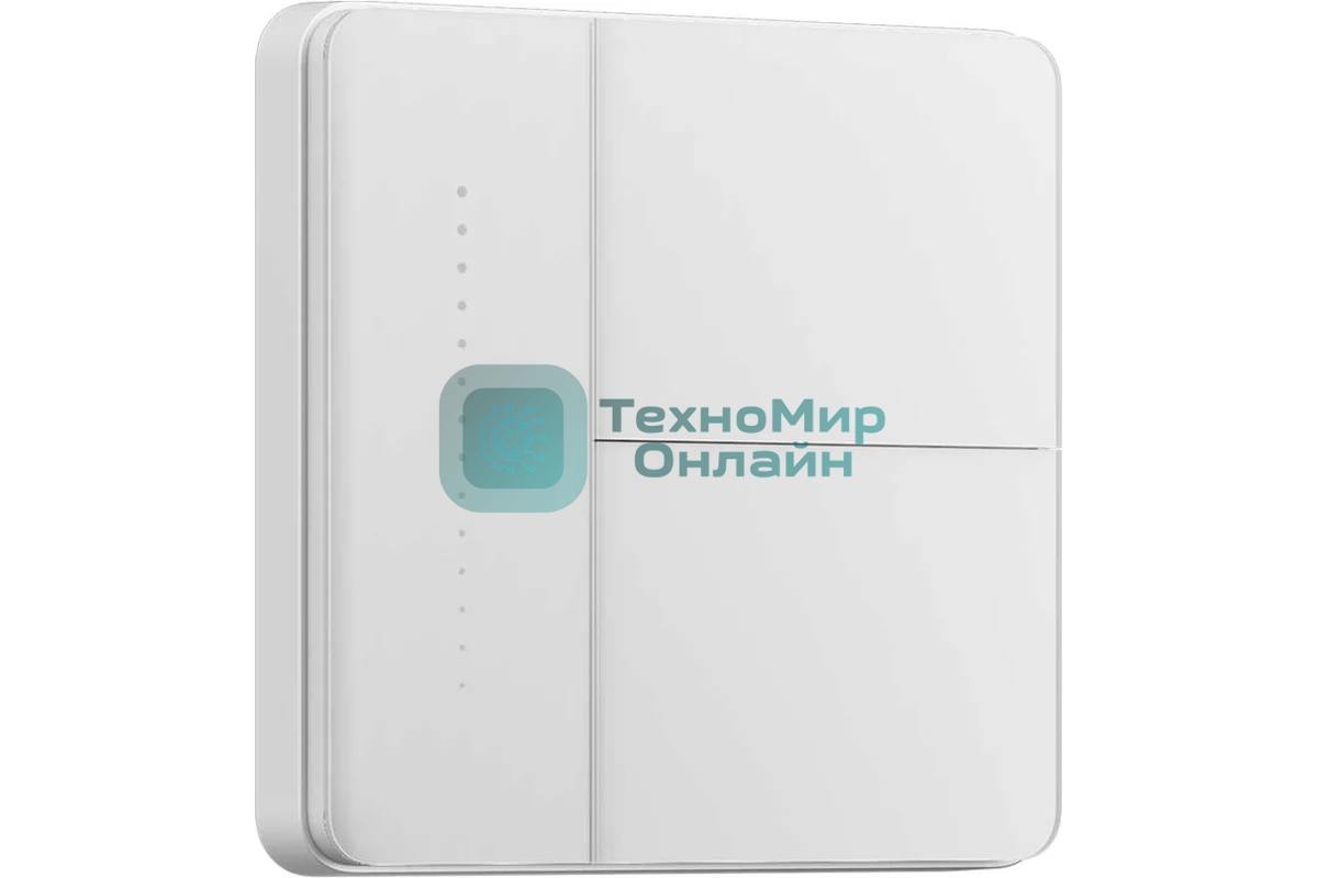 Выключатель умный Aqara Z1 Pro ZNQBKG43LM 2-хкл. белый (ZNQBKG43LM WH)