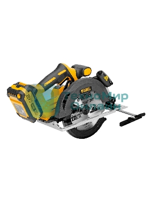 Пила циркулярная аккумуляторная бесщет. Denzel CCSH-BL-20-185, 185 мм, Li-Ion, 20 В