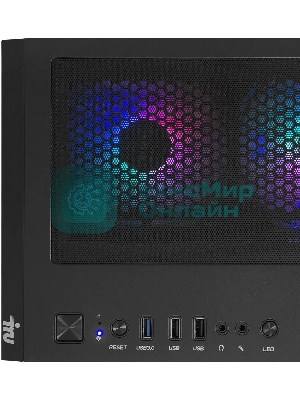 Компьютер IRU Tactio 510B7GP TWR i7 14700F (2.1) 32Gb SSD1Tb RTX 5070 12Gb Windows 11 Pro GbitEth 850W черный (RUS) (2126640)