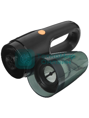 Пылесос автомобильный QUMO VaccoPM 6DU черный/серый, 120 Вт, уборка сухая, пылесборник контейнер 0.35 л