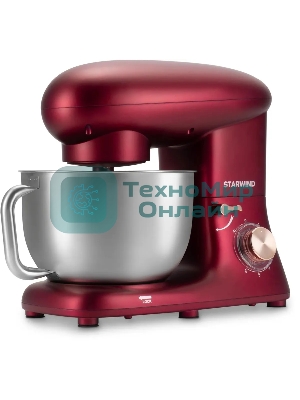 Миксер планетарный Starwind SPM7170 1600 Вт, гранатовый