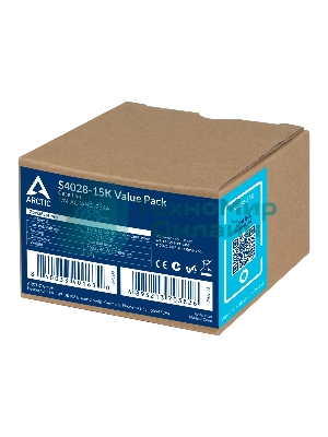 Комплект вентиляторов для корпуса Arctic S4028-6K (5 шт.) черный, 40 мм, 6000 об/мин, 4 pin