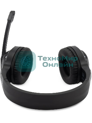 Гарнитура беспроводная/проводная с микрофоном Оклик HS-L420G черный накладные BT оголовье (1939799)