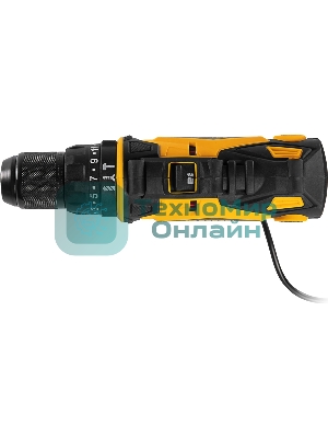 Дрель-шуруповерт Denzel ISD-300-13, 300 Вт, 40 Нм, щеточный, ударный