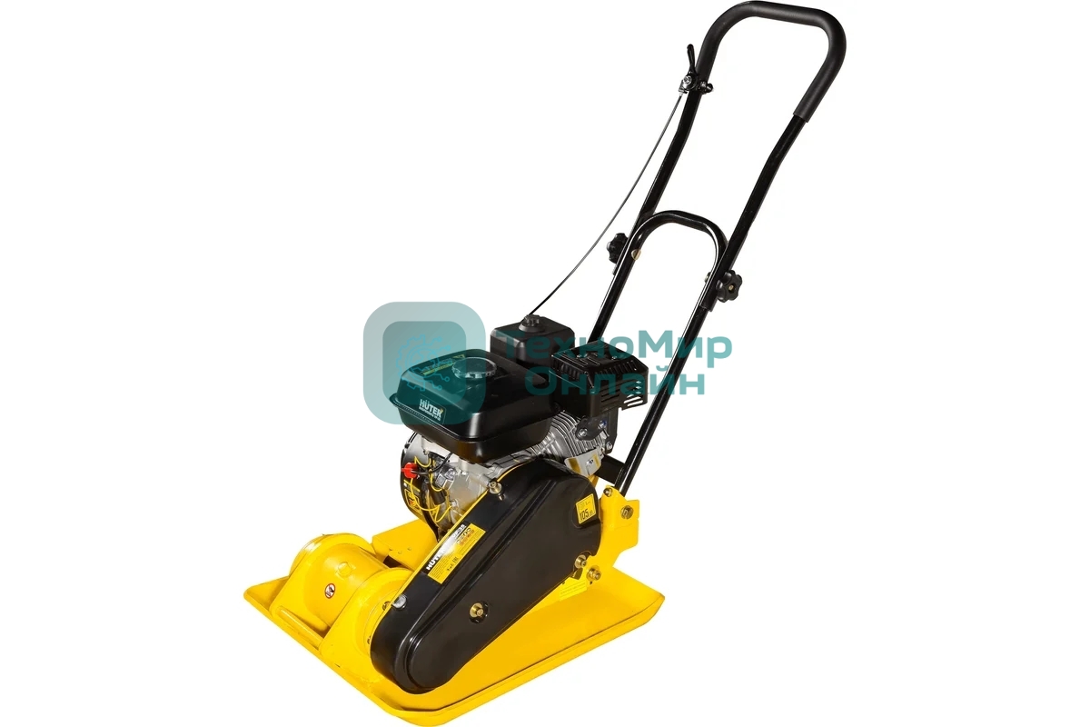 Виброплита бензиновая Huter VP-35 4780 Вт 6.5 л.с., 25 кН, подошва 580х500 мм, 1050 м2/ч, 105 дБ