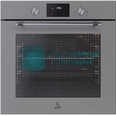 Духовой шкаф электрический LEX EDP 671 GR MAX, встраиваемый, серый