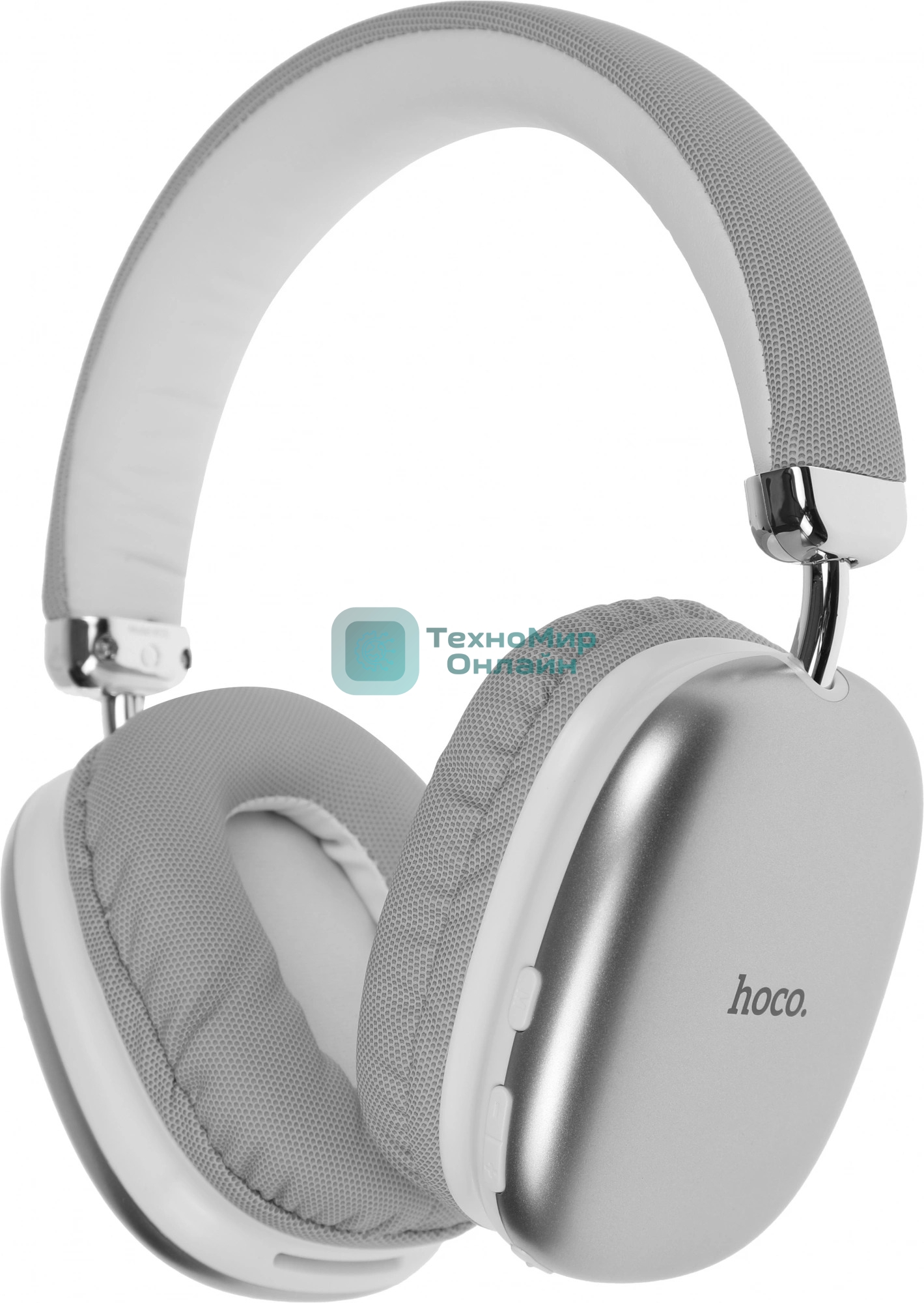 Беспроводные/проводные наушники Hoco W35 белый, полноразмерные, Bluetooth + проводной, до 40 ч