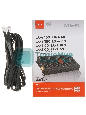 Усилитель автомобильный ACV LX-2.100 двухканальный