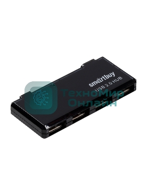USB-концентратор Smartbuy (SBHA-6110-K) 4 порта черный