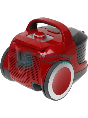 Пылесос Gorenje VC1901GACRCY черный/красный, 280/1900 Вт, уборка сухая, пылесборник контейнер 2.2 л