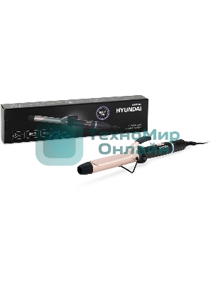 Щипцы для завивки волос Hyundai H-HS1422 черный, 25 мм, 200 °C, 6 режимов