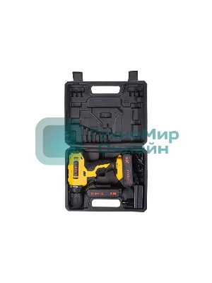 Дрель-шуруповерт Eurolux ДА-20/2Li, 20 В, 1.5 Ач, 35 Нм, щеточный