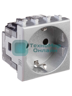 Розетка DKC Avanti 4404002 1-м 2 модуля, 