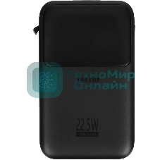 Портативный аккумулятор Tecno Pocket S101Q 10000mAh QC3.0/PD3.0 22.5W 2.4A 2xUSB-A/USB-C черный