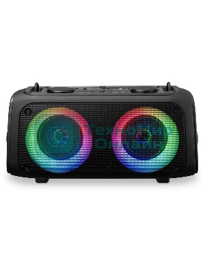 Колонка портативная Hyundai H-PS1030 черный/черный 40 Вт 2.0 BT 10м 3600mAh