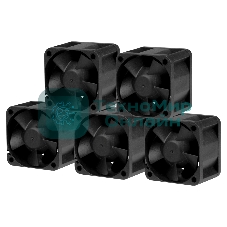 Комплект вентиляторов для корпуса Arctic S4028-15K (5 шт.) черный, 40 мм, 15000 об/мин, 4 pin